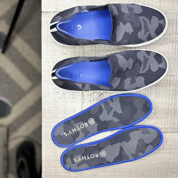 Rothy's The Original Sneaker Slip On Camo Comfort Shoes Women’s Size 6.5 - Picture 7 of 8